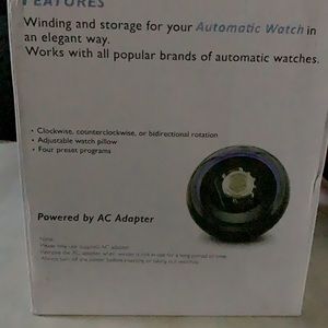 Watch winder never used accept for checking functionality